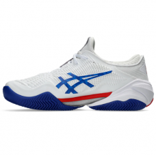 TÊNIS ASICS COURT FF 3 NOVAK - WHITE/ASICS BLUE